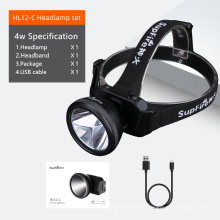 Supfire hot selling waterproof large headlights led head lamp torch super bright glare rechargeable led headlamp for camping